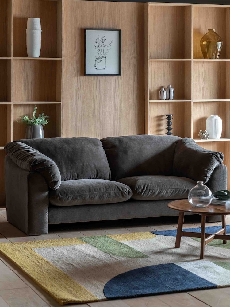 Gallery Home Grey Koda Sofa 4 Seater - Image 1 of 4 Gallery Home Grey Koda Sofa 4 Seater - Image 1 of 4