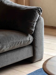 Gallery Home Grey Koda Sofa 4 Seater - Image 3 of 4