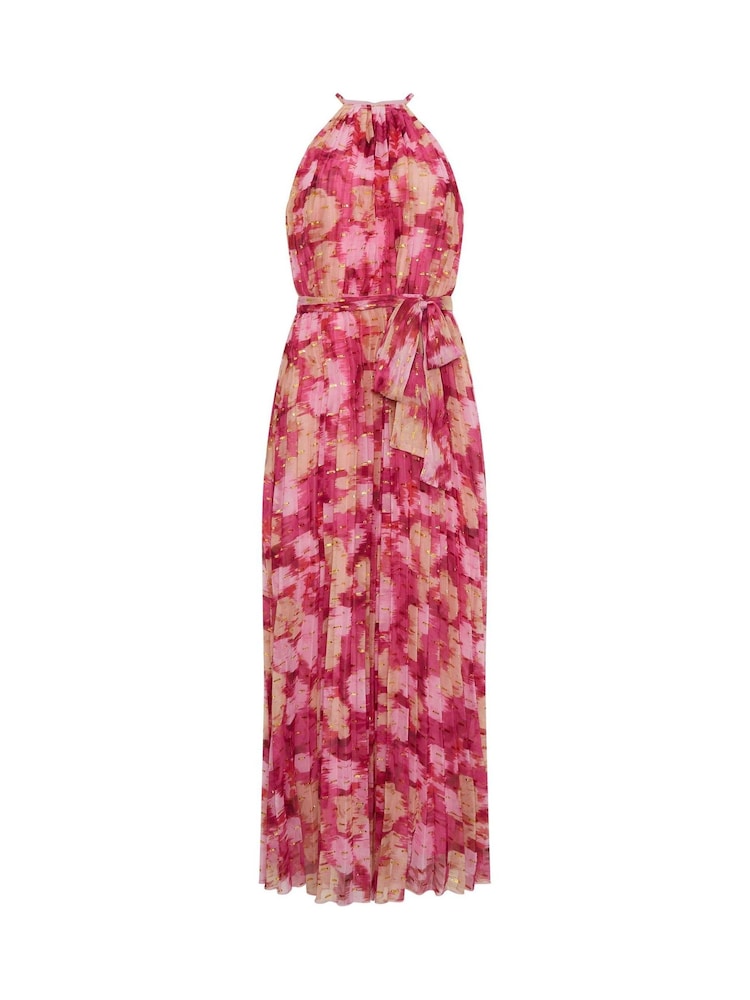 Star by Julien MacDonald Pink Metallic Wrap Dress - Image 5 of 5 Star by Julien MacDonald Pink Metallic Wrap Dress - Image 5 of 5
