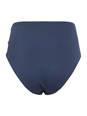 Star by Julien MacDonald Blue Popper Detail Bikini Bottoms - Image 6 of 6