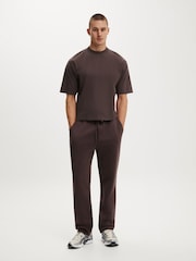 Cotton On Brown Relaxed Track Joggers - Image 3 of 5