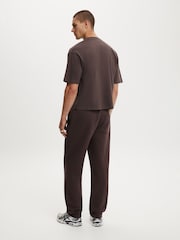 Cotton On Brown Relaxed Track Joggers - Image 5 of 5