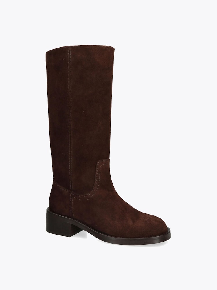 Steve Madden Brown Riggs Brown Suede Boots - Image 2 of 4