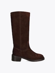 Steve Madden Brown Riggs Brown Suede Boots - Image 3 of 4