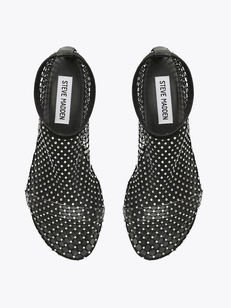 Steve Madden Black Mino Embellished Slippers - Image 5 of 5