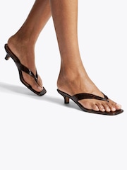 Steve Madden Brown Tracie Dark Brown Sandals - Image 1 of 5