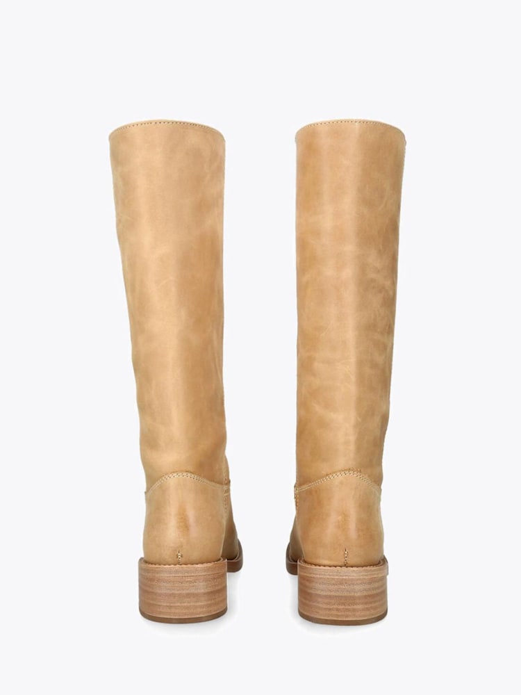 Steve Madden Brown Riggs Leather Boots - Image 4 of 4 Steve Madden Brown Riggs Leather Boots - Image 4 of 4
