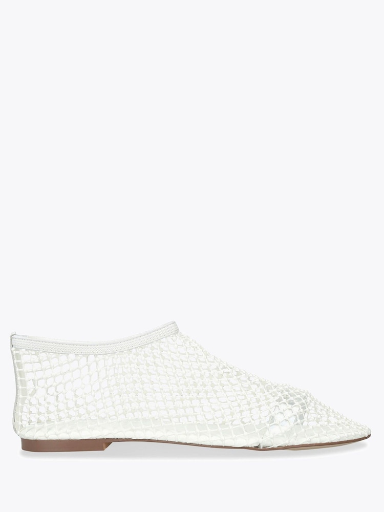 Steve Madden White Mino Pearl Shoes - Image 1 of 4 Steve Madden White Mino Pearl Shoes - Image 1 of 4