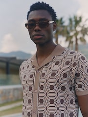 MAUVAIS Monica Slim Knit in Beige Shirt - Bild 5 von 6