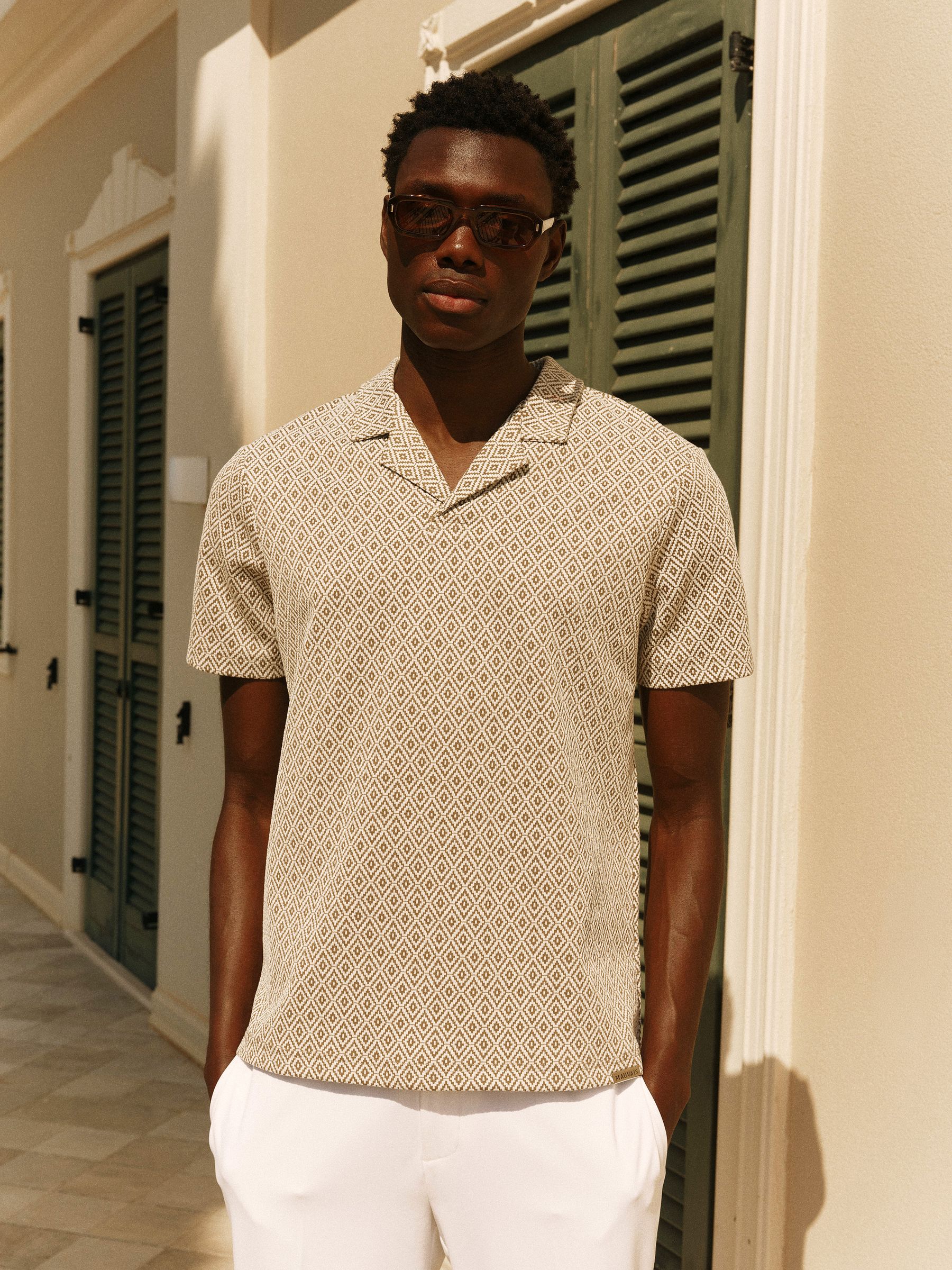 Comprar Camisa Polo MAUVAIS Piero Slim Geo from Next Brazil
