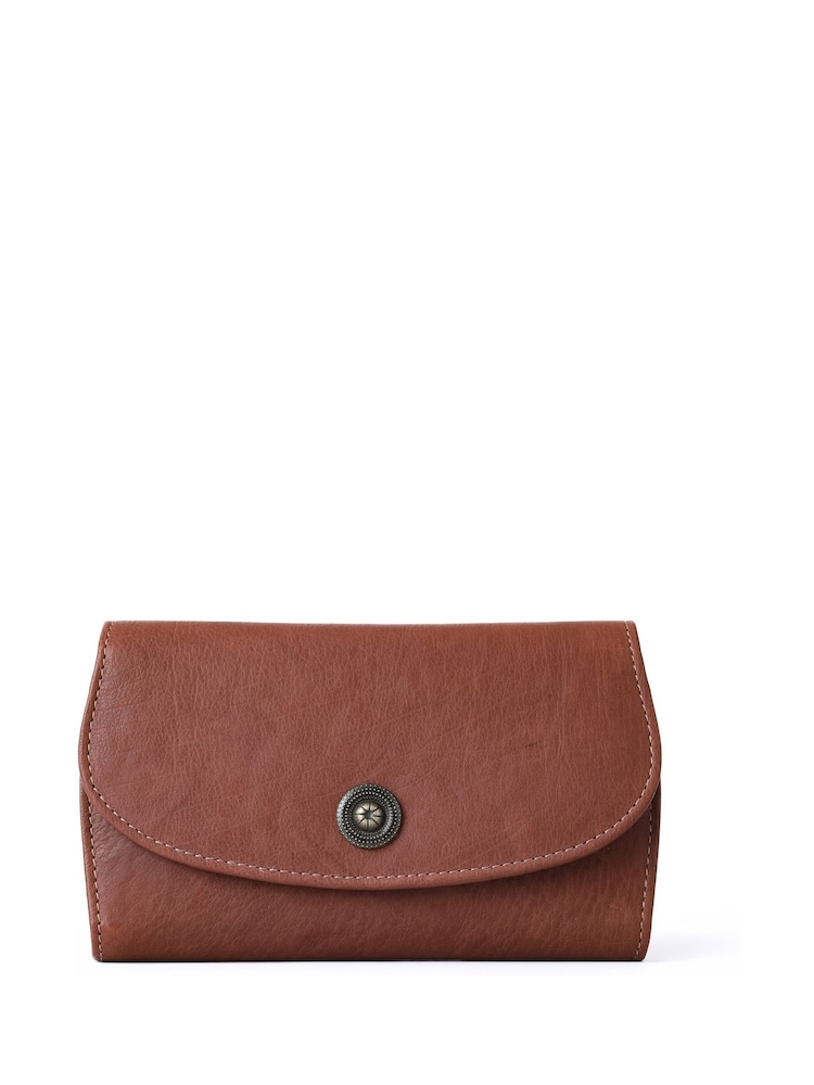 Marrón - Lakeland Leather Harstone Flapover Purse - Imagen 1 de 6 Marrón - Lakeland Leather Harstone Flapover Purse - Imagen 1 de 6