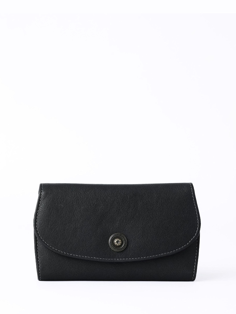 Negro - Lakeland Leather Harstone Flapover Purse - Imagen 1 de 6 Negro - Lakeland Leather Harstone Flapover Purse - Imagen 1 de 6
