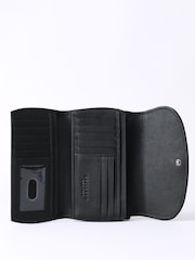 Negro - Lakeland Leather Harstone Flapover Purse - Imagen 4 de 6