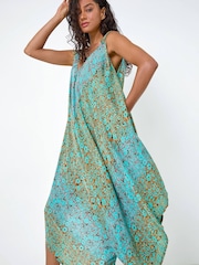 Roman Paisley Floral Pocket Slouchy Jumpsuit - Imagen 2 de 5