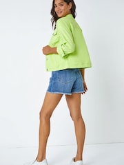 Roman Green Stretch Pocket Detail Jacket - Image 3 of 5