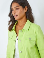 Roman Green Stretch Pocket Detail Jacket - Image 4 of 5