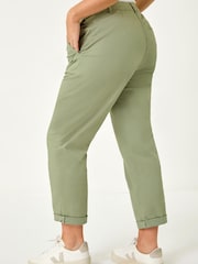 Roman Green Stretch Chino Trousers - Image 3 of 5