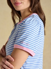 Light Blue Striped - تيشرت جيرسيه Erin بكم قصير من Joules - Image 5 of 8