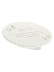 Widdop Cream Resin Memorial Plaque - Cat Ornaments - Image 2 of 4