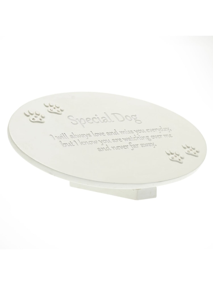 Widdop Cream Resin Memorial Plaque - Dog Ornaments - Image 2 of 4