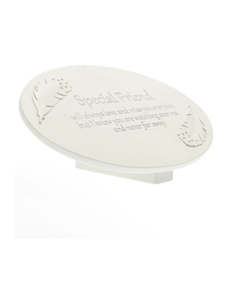 Widdop Cream Resin Memorial Plaque - Special Friend Ornament - Image 2 of 4