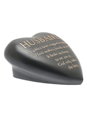 Widdop Grey Graveside Heart Plaque - Husband Ornaments - Image 2 of 4
