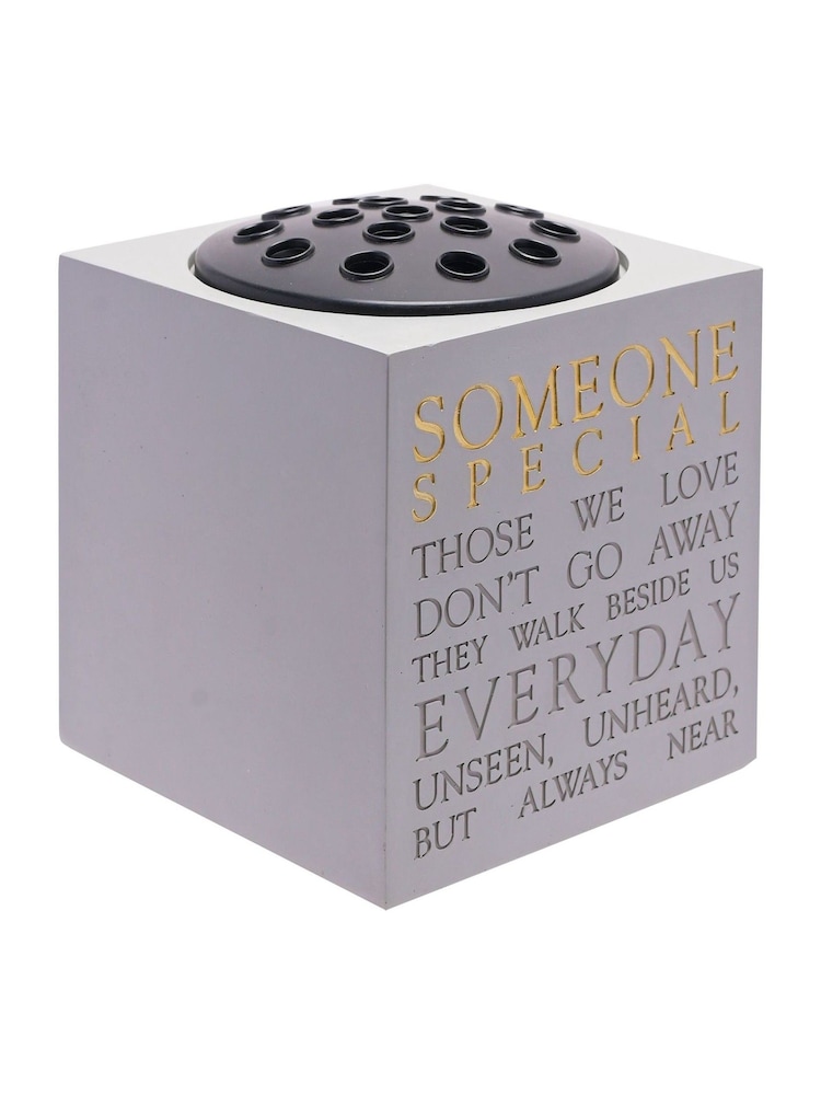 Widdop Grey Graveside Flower Pot Someone Special - Image 1 of 2