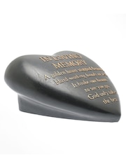 Widdop Grey Graveside Heart Plaque - In Loving Memory Ornament - Image 2 of 4