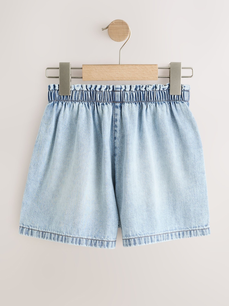 Light Blue Denim Pullon Shorts (3-16yrs) - Image 2 of 4