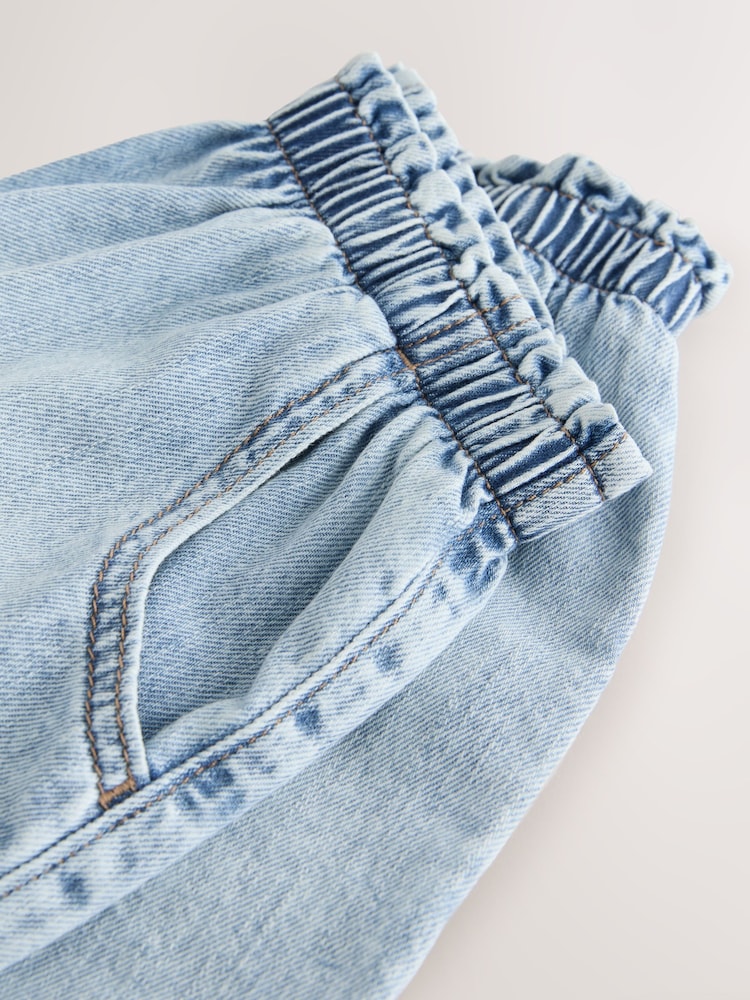 Light Blue Denim Pullon Shorts (3-16yrs) - Image 4 of 4