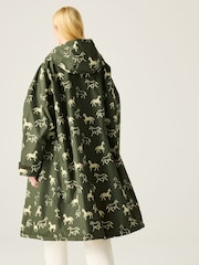 Regatta Green Oversized Waterproof Borg Fleece Lined Changing Coat - Image 2 of 9