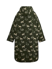 Regatta Green Oversized Waterproof Borg Fleece Lined Changing Coat - Image 8 of 9