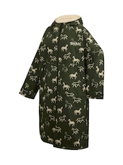 Regatta Green Oversized Waterproof Borg Fleece Lined Changing Coat - Image 9 of 9