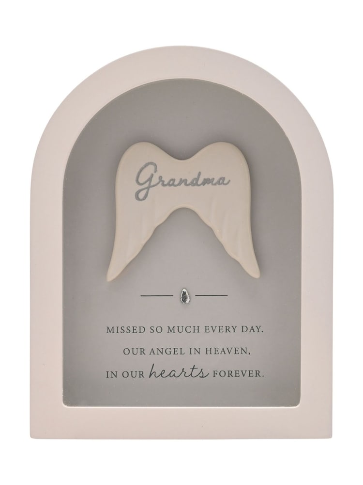 Widdop White Arched Framed Plaque - Grandma Ornament - Image 1 of 4 Widdop White Arched Framed Plaque - Grandma Ornament - Image 1 of 4