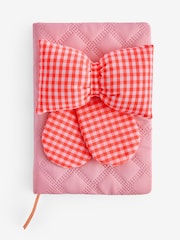 Pink Plush Bow A5 Notebook - Image 4 of 4