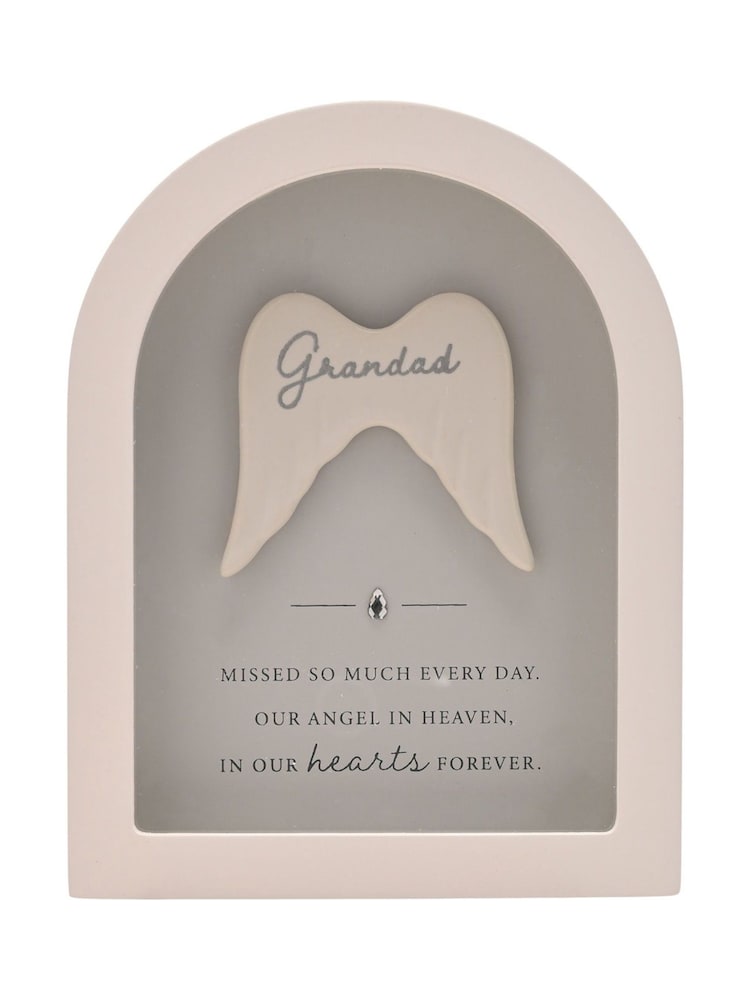 Widdop White Arched Framed Plaque - Grandad - Image 1 of 4