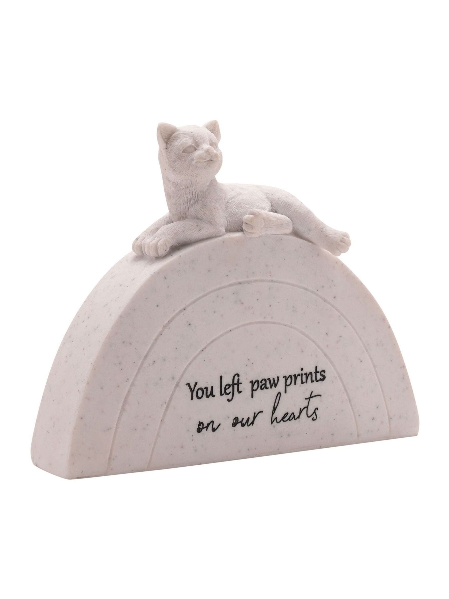 Thoughts Of You Pet Memorial Rainbow - Cat Decorative Ornaments - Image 4