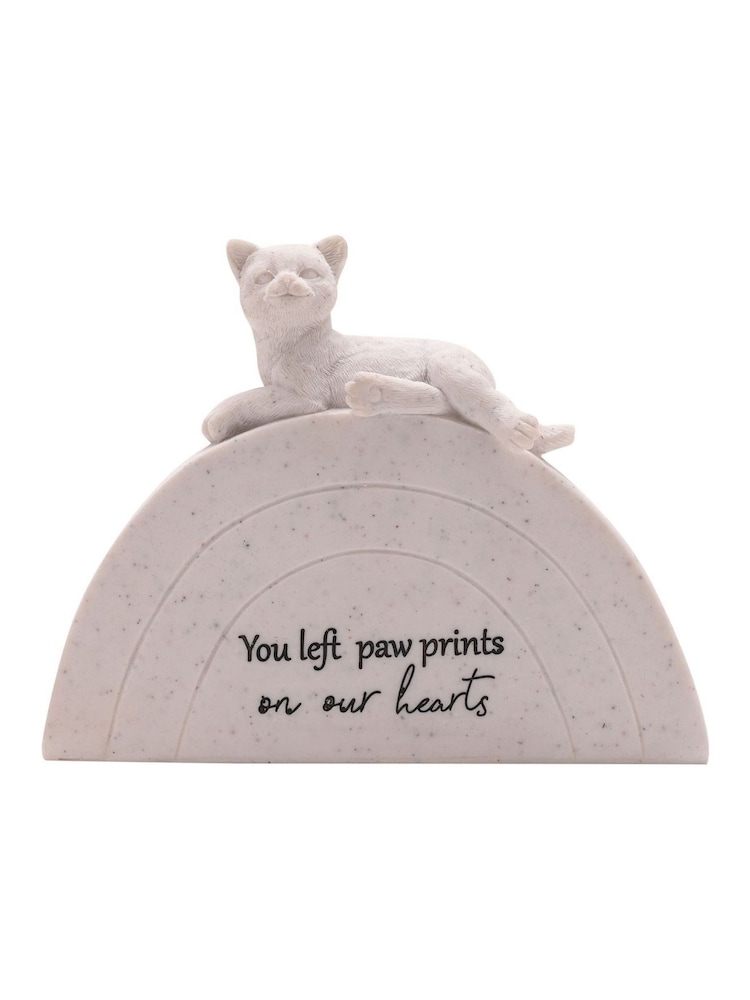 Widdop White Pet Memorial Rainbow - Cat Ornaments - Image 2 of 2 Widdop White Pet Memorial Rainbow - Cat Ornaments - Image 2 of 2