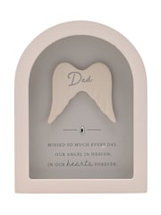 Widdop White Arched Framed Plaque - Dad Ornaments - Image 1 of 4