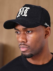 MAUVAIS Black Monogram Trucker Cap - Image 4 of 4