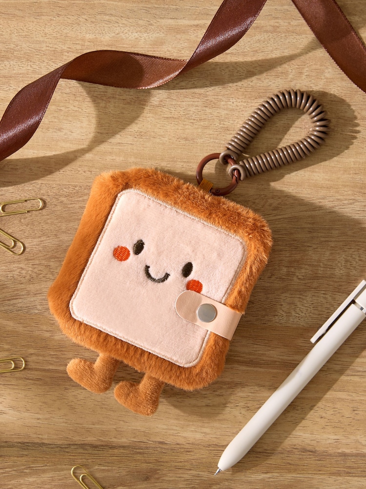 Cream Cute Mini Toast Notebook Charm - Image 1 of 5