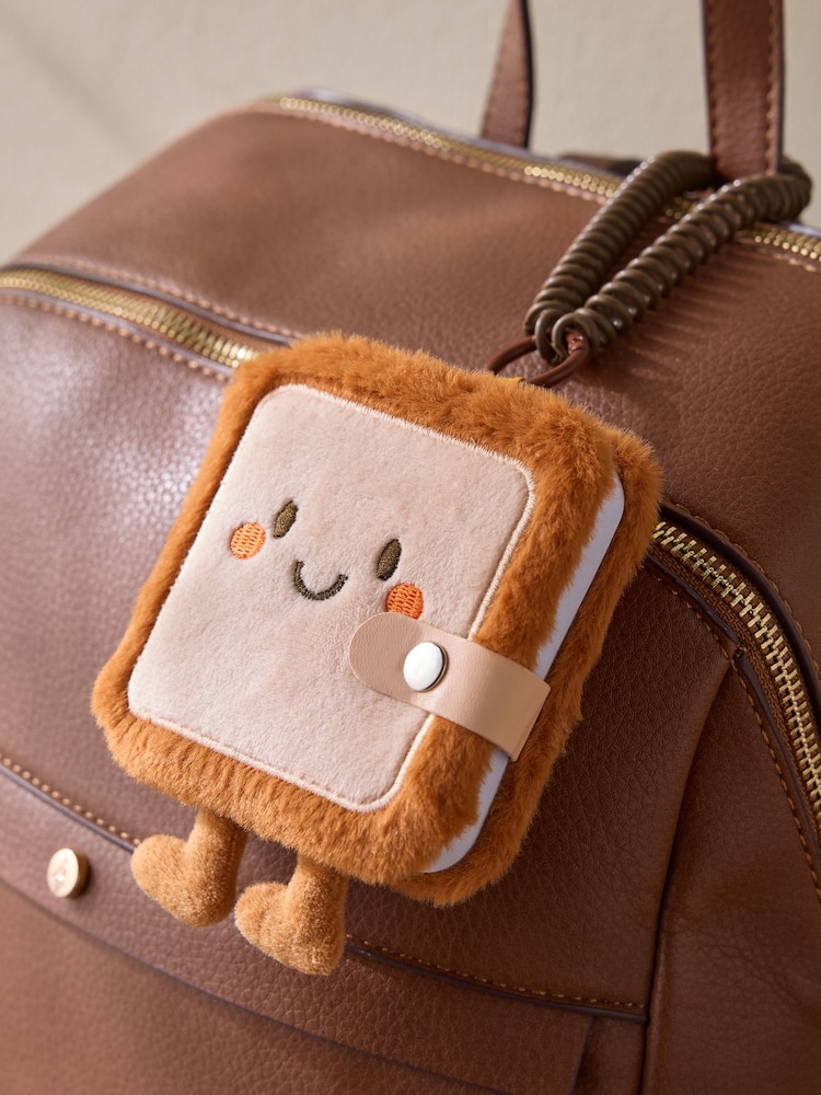 Cream Cute Mini Toast Notebook Charm - Image 2 of 5