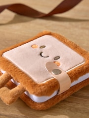 Cream Cute Mini Toast Notebook Charm - Image 4 of 5