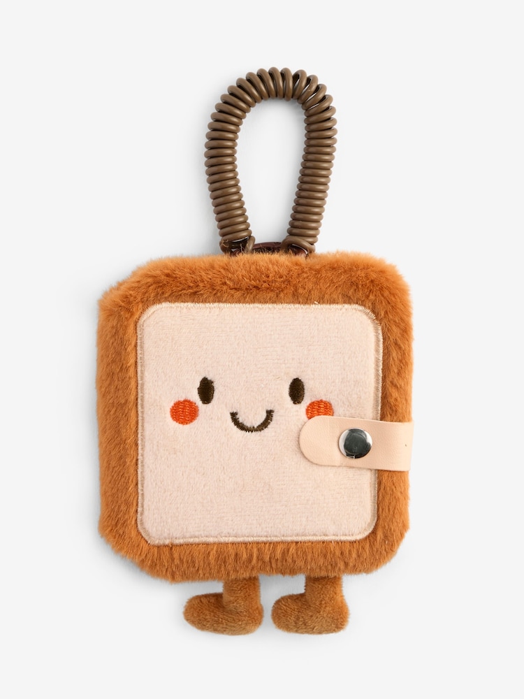 Cream Cute Mini Toast Notebook Charm - Image 5 of 5