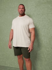 BadRhino Big & Tall Green Ribbed Shorts - Image 1 of 9