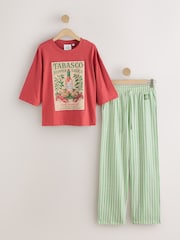 Pink Tabasco Short Sleeve Pyjamas - Image 1 of 3