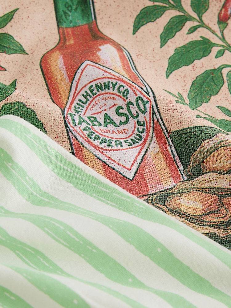 Pink Tabasco Short Sleeve Pyjamas - Image 2 of 3 Pink Tabasco Short Sleeve Pyjamas - Image 2 of 3
