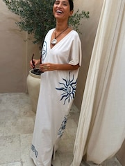 Never Fully Dressed Cream Cream Dolce Vita T-Shirt Dress - Image 7 of 7