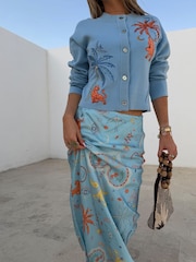 Never Fully Dressed Blue Blue Tigress Dorris Skirt - Image 4 of 6