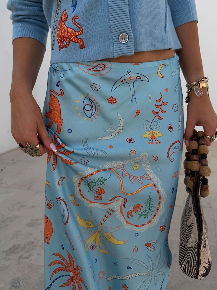 Never Fully Dressed Blue Blue Tigress Dorris Skirt - Image 6 of 6